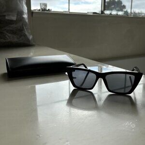 Oak + Fort Cat Sunglasses Black